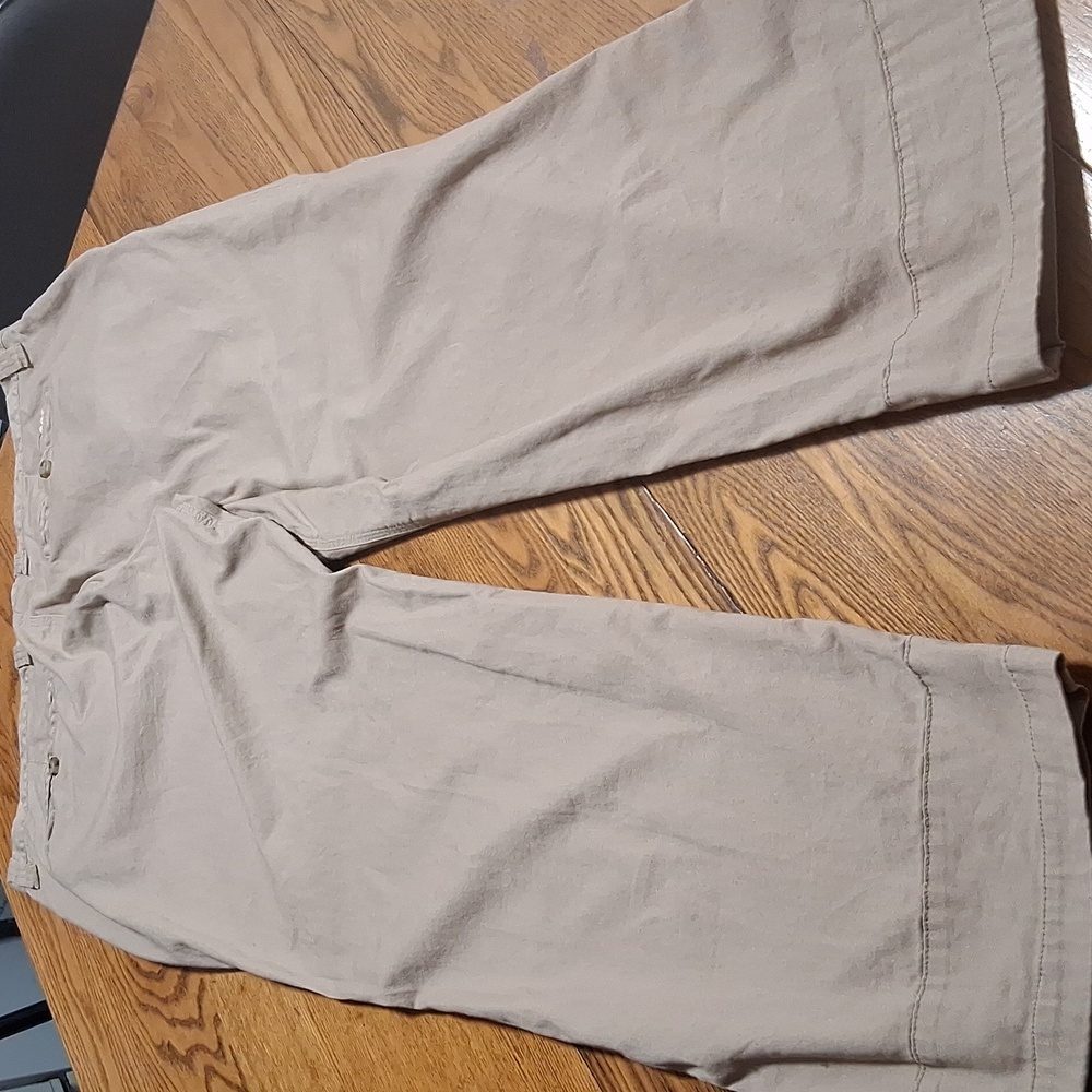 MOUNTAIN KHAKIS Pants Mens 38 X 32 Tan Beige RELAXED FIT Preowned Used - Picture 8 of 8